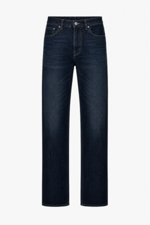 Straight-Leg Indigo Denim Jean