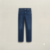 Straight-Leg Indigo Denim Jean