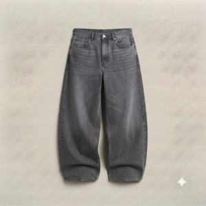 Baggy Grey Denim Jeans